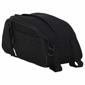 vidaXL Cykelv&auml;ska Svart 38 x 16 x 16 cm Polyester