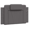 vidaXL Bed "Viana" with Mattress Grey 90x190 cm Faux Leather