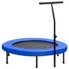 vidaXL Studsmatta med handtag och s&auml;kerhetsskydd 122 cm