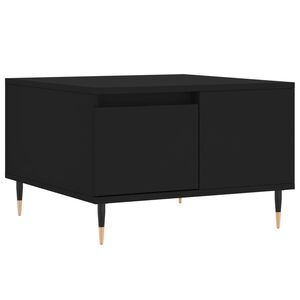vidaXL Soffbord svart 55x55x36,5 cm konstruerat tr&auml;