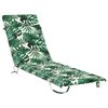 vidaXL Solstol Kudde GEMERT 100% Polyester Bladm&ouml;nster 200 x 50 x 3 cm