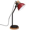 vidaXL Skrivbordslampa 25 W n&ouml;tt r&ouml;d 18x18x60 cm E27