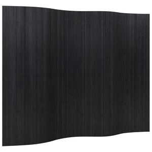vidaXL Rumsavdelare svart bredd 250 cm h&ouml;jd 165 cm bambu