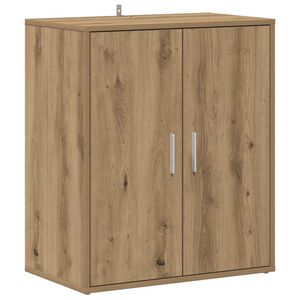 vidaXL Skosk&aring;p artisan ek 60x35x70 cm konstruerat tr&auml;