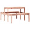 vidaXL Picknickbord 110x134x75 cm massivt douglastr&auml;