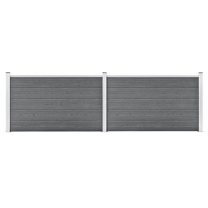 vidaXL Staketpanel WPC 353x106 cm gr&aring;