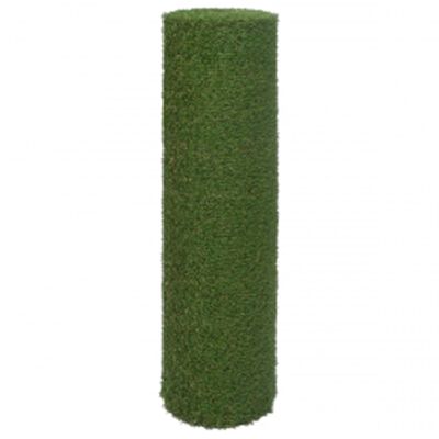 vidaXL Konstgräsmatta 1x5 m/20 mm grön