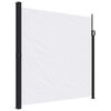 vidaXL Indragbar sidomarkis vit 200x500 cm