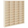 vidaXL V&auml;ggdisplay V&auml;ggmonterat Beige 40 x 4,5 x 43 cm Konstruerat tr&auml;