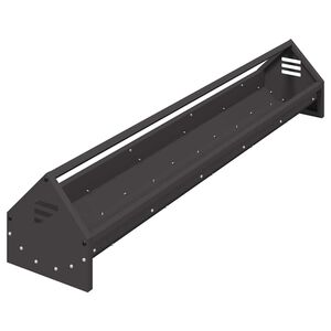 vidaXL Kycklingmatningsr&auml;nna Svart 108 x 20,5 x 20 cm Kallvalsat St&aring;l