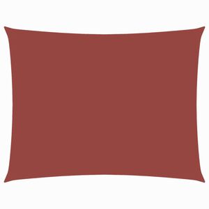 vidaXL Solsegel oxfordtyg rektangul&auml;rt 3x4,5 m terrakotta