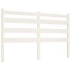 vidaXL S&auml;nggavel vit 186x4x100 cm massiv furu