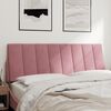 vidaXL Headboard Cushion "Hanko" Pink 120 cm Velvet