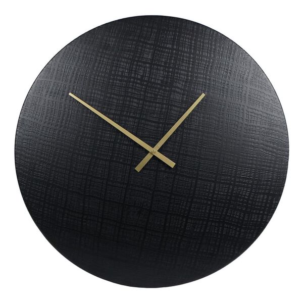 Gifts Amsterdam V&auml;ggklocka Zurich L metall svart 55 cm