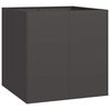 vidaXL Odlingsl&aring;da svart 80x80x80 cm st&aring;l