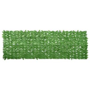 vidaXL Balkongsk&auml;rm gr&ouml;na blad 300x100 cm