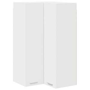 vidaXL H&auml;ngande sk&aring;p Vit 57 x 57 x 100 cm Konstruerat tr&auml;