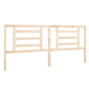 vidaXL S&auml;nggavel 206x4x100 cm massiv furu