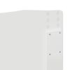 vidaXL F&ouml;rvaringss&auml;ng med huvudgavel Vit 160 x 200 cm Konstruerat tr&auml;