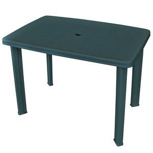 vidaXL Tr&auml;dg&aring;rdsbord gr&ouml;n 101x68x72 cm plast