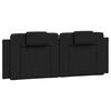 vidaXL Bed "Viana" with Mattress Black 140x190 cm Faux Leather