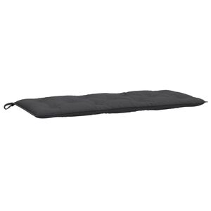 vidaXL B&auml;nkdyna melerad antracit 120x50x7 cm tyg
