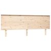 vidaXL S&auml;nggavel 204x6x82,5 cm massiv furu