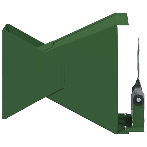 vidaXL Kulfång Grön 14 x 14 x 19 cm Stål