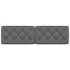 vidaXL Headboard Cushion Dark Grey 180 cm Fabric