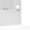 vidaXL Smyckebord med spegelbelysning 2 pcs Vit Konstruerat tr&auml;