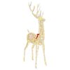 vidaXL 3D Julren LOVIISA 250 LED-lampor Varmvit 96 x 40 x 180 cm