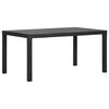 vidaXL Tr&auml;dg&aring;rdsbord 150x90x72 cm PP antracit