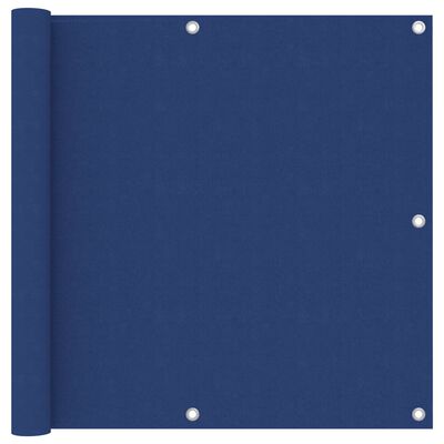 vidaXL Balkongskärm blå 90x600 cm oxfordtyg
