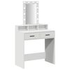 vidaXL Smyckebord Vit 79 x 41 x 140 cm Konstruerat tr&auml;