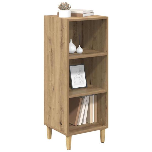 vidaXL Sideboard Artisan Ek 34,5 x 32,5 x 90 cm Konstruerat tr&auml;