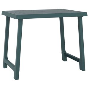 vidaXL Campingbord gr&ouml;n 79x56x64 cm PP tr&auml;utseende