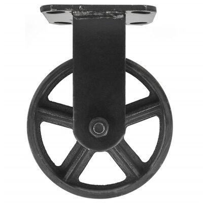 Mac Lean Fast hjul 150 mm 2 st svart