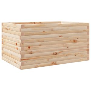vidaXL Odlingsl&aring;da 90x60x46 cm massivt furutr&auml;