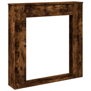 vidaXL Spiselkrans r&ouml;kf&auml;rgad ek 100x20x100 cm konstruerat tr&auml;