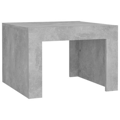 vidaXL Soffbord betonggrå 50x50x35 cm konstruerat trä