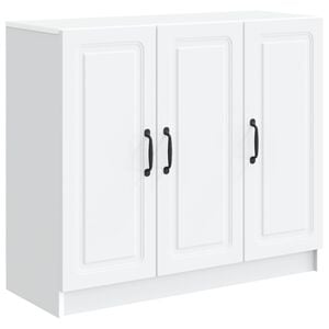vidaXL Sideboard Vit 89 x 34,5 x 77 cm Konstruerat tr&auml;
