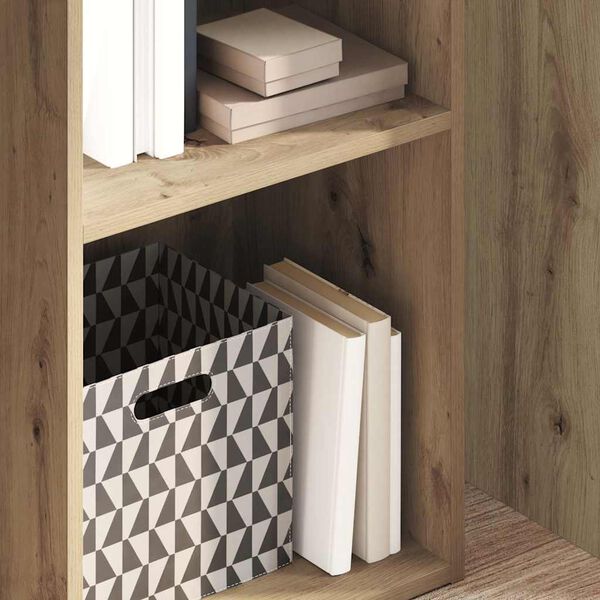 vidaXL Bokhylla ek 40x30x152 cm konstruerat tr&auml;