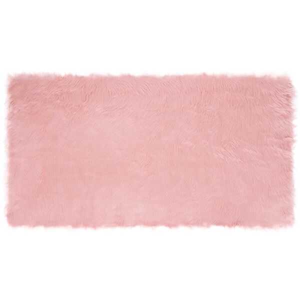vidaXL Fusk Skinnmatta Tafalla Rosa 80 x 150 cm Polyester