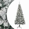 vidaXL Konstgjord julgran med julkulor 120 cm 150 LED-lampor Varmvit