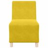 vidaXL Modulsofa utan armst&ouml;d 3 pcs Gul 55 x 74 x 82 cm Sammet