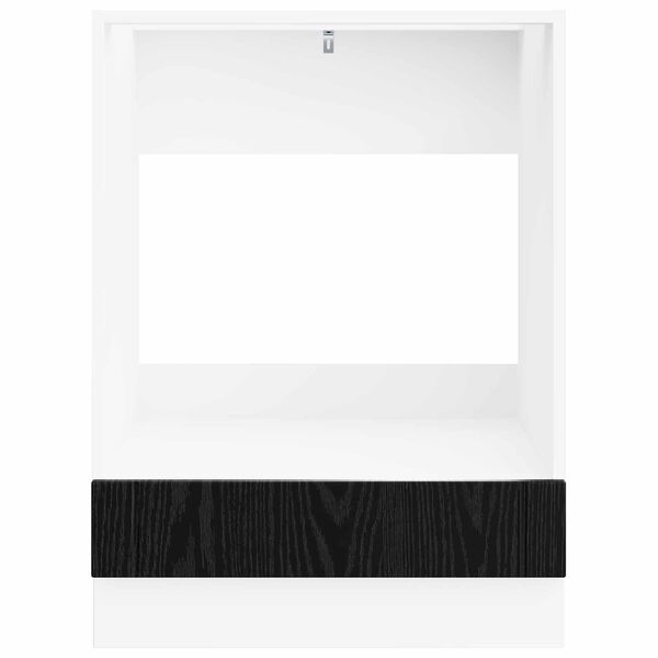 vidaXL K&ouml;kssk&aring;p Svart Ek 60 x 46 x 81,5 cm Konstruerat tr&auml;