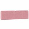 vidaXL Headboard Cushion Pink 180 cm Velvet