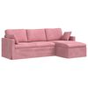 vidaXL Soffa Rosa 228 x 134 x 80 cm Sammet