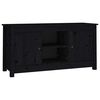 vidaXL Tv-b&auml;nk svart 103x36,5x52 cm massiv furu