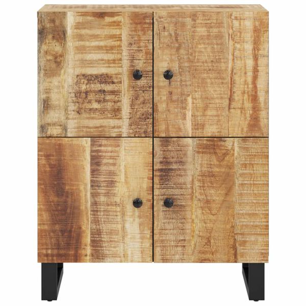 vidaXL Skänk med 4 dörrar 60x33x75 cm massivt mangoträ